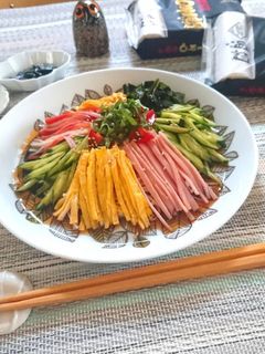 うーめん de 冷やし中華-レシピのメイン写真