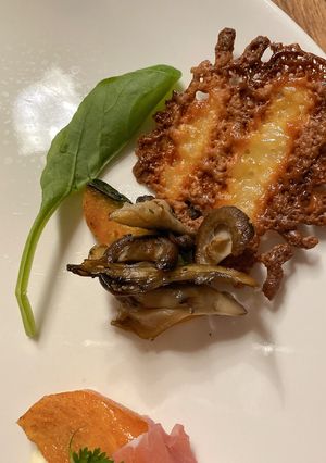 きのことかぼちゃのソテー☆カリカリチーズ-レシピのメイン写真