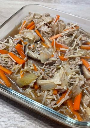 豚こま肉ときのこソース-レシピのメイン写真