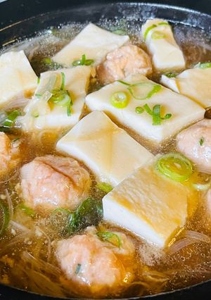 鶏団子と豆腐のうま煮スープ-レシピのメイン写真