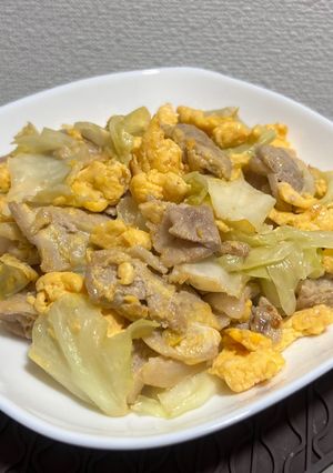 キャベツとたまごのマヨ炒め-レシピのメイン写真