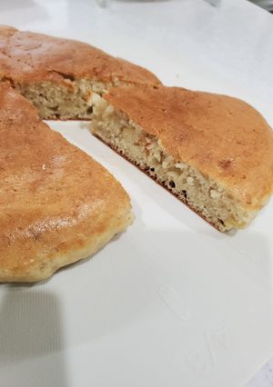バナナキャラメルホットケーキ-レシピのメイン写真