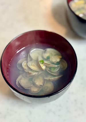 アサリの酒蒸しスープ-レシピのメイン写真