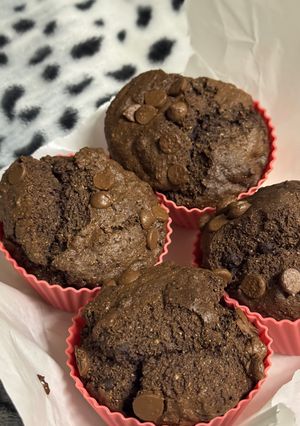 チョコザクザク!大きめマフィン-レシピのメイン写真