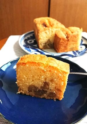 米粉で栗の甘露煮入りパウンドケーキ-レシピのメイン写真