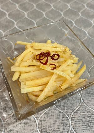 水煮タケノコでメンマ風ピリ辛ナムル-レシピのメイン写真