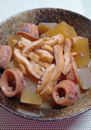 パルのいかの甘醤油漬を使った大根煮-レシピのメイン写真