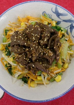 野菜たっぷりビビンバ-レシピのメイン写真