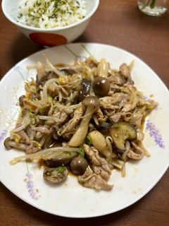 茄子ともやし炒め-レシピのメイン写真