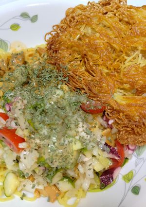 カオソーイっぽい創作麺-レシピのメイン写真
