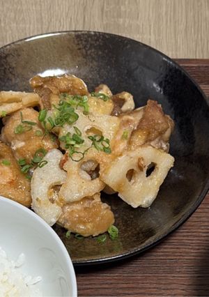 鶏もも肉と蓮根のケチャマヨ-レシピのメイン写真