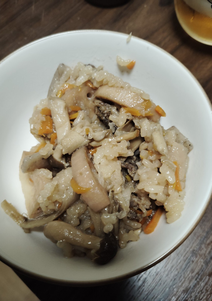 牛肉ときのこの炊き込みご飯-レシピのメイン写真
