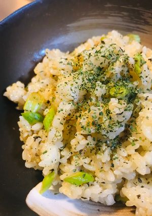 細アスパラガスのチーズ＆マヨネーズ炒飯-レシピのメイン写真