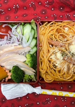 ナポリタン弁当-レシピのメイン写真