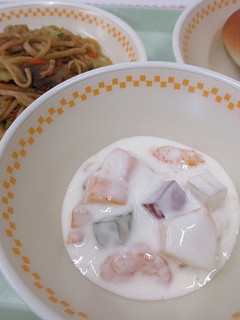 【学校給食】フルーツのヨーグルト和え-レシピのメイン写真