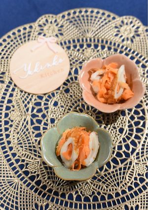 【簡単副菜】にんじんの胡麻マヨ和え-レシピのメイン写真