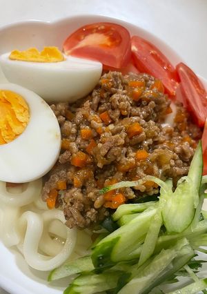うどんジャージャー麺-レシピのメイン写真