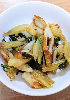 セロリとちくわの炒め物-レシピのメイン写真