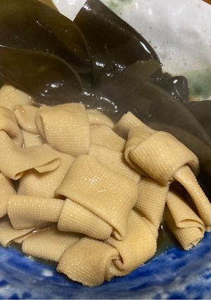 お弁当やおせちに！豆腐皮結の甘辛中華煮-レシピのメイン写真