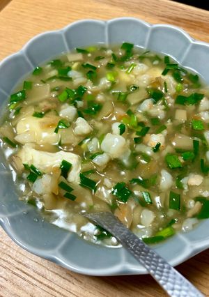 エビとニラとザーサイの中華風揚げだし豆腐 by akkey-y 【クックパッド