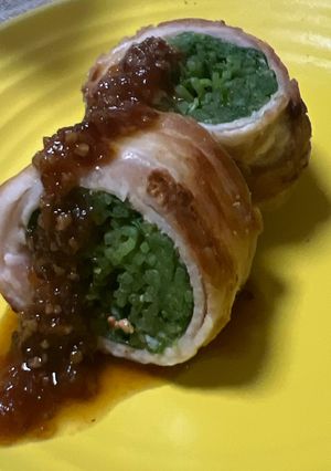 豆苗の豚バラロール-レシピのメイン写真
