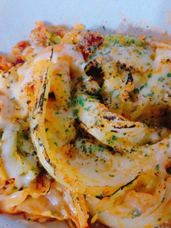 *キャベツのパスタソースチーズ焼き*-レシピのメイン写真