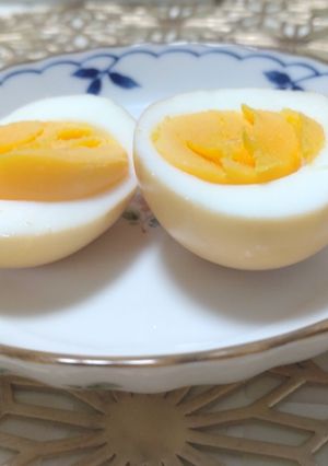 ほうじ茶と塩で味付け玉子-レシピのメイン写真