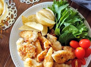 簡単節約☆鶏胸肉の揚げない白だし唐揚げ。-レシピのメイン写真