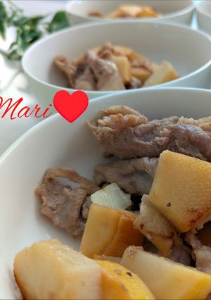 たけのこと豚こま肉の炒め物-レシピのメイン写真