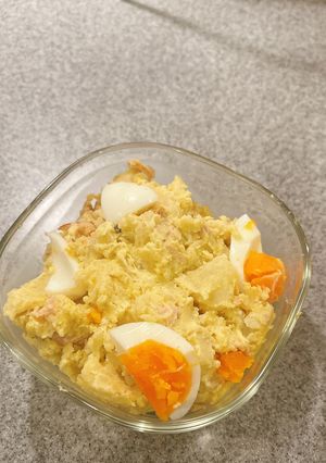 カレー風味のポテトサラダ-レシピのメイン写真