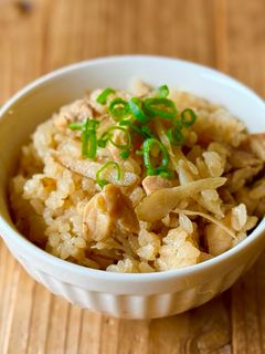 mごぼうと鶏の炊き込みご飯-レシピのメイン写真