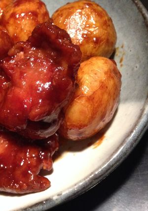 揚げ鶏とじゃが芋のコチュジャン煮-レシピのメイン写真