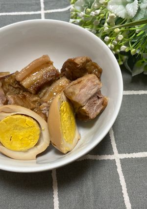 圧力鍋ともろみ酢でつくるトロトロ角煮-レシピのメイン写真