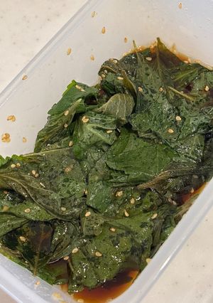 大葉 醤油漬け-レシピのメイン写真