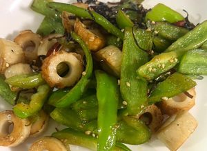 ご飯のお供に♪ピーマンと塩昆布炒め-レシピのメイン写真