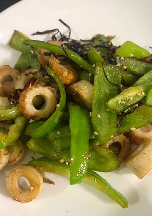 ご飯のお供に♪ピーマンと塩昆布炒め-レシピのメイン写真