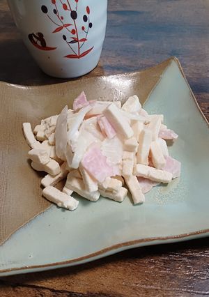 高野豆腐ベーコン新玉ねぎマヨネーズサラダ-レシピのメイン写真
