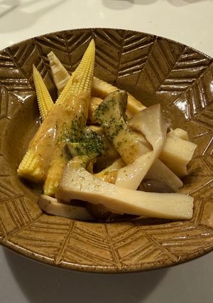 春の炊き合わせ　辛子味噌掛け-レシピのメイン写真
