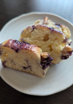 簡単✩HKMヨーグルトブルーベリーパウンドケーキ-レシピのメイン写真
