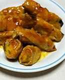 なすの肉巻き♪中華風ケチャップ味