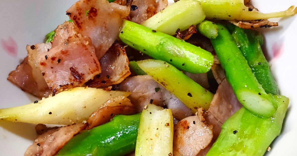 簡単アスパラベーコン 弁当おつまみ by ジャンボクッキング