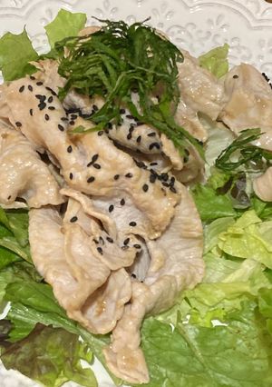 豚しゃぶサラダ　ごま味-レシピのメイン写真