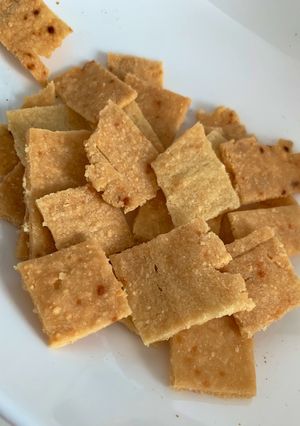 米粉のチーズクラッカー　鉄分入り-レシピのメイン写真