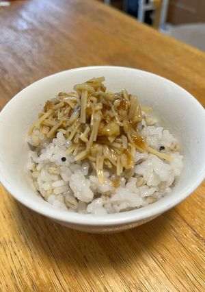 レンジでチン！梅えのき-レシピのメイン写真