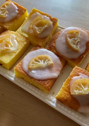 レモンスクエアケーキ-レシピのメイン写真