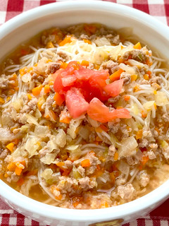 【保育園給食】肉みそ麺-レシピのメイン写真