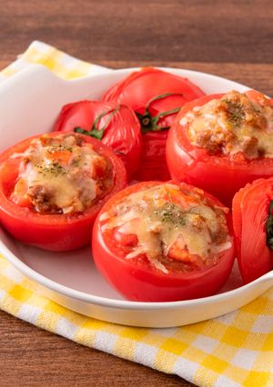ミートボールで進化系肉詰め-レシピのメイン写真