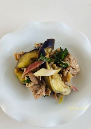 なすと豚肉のさっぱり夏炒め-レシピのメイン写真