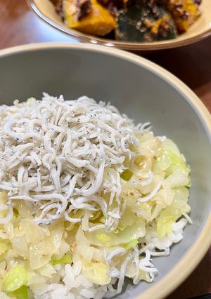 釜あげしらすとキャベツのナムル丼-レシピのメイン写真