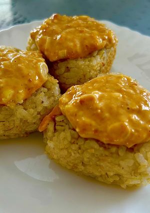 焼きおにぎり（ネギ味噌マヨネーズ）-レシピのメイン写真